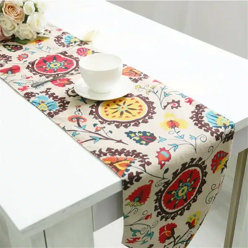 National wind explosion models cotton linen tablecloths Sun flower table cloth tablecloth Table Covers for Wedding Party Home 3