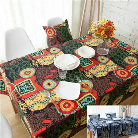 National wind explosion models cotton linen tablecloths Sun flower table cloth tablecloth Table Covers for Wedding Party Home 4