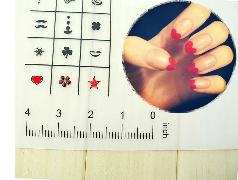 Nail Art Manicure Silicone Mat For Stamping Reverse Stamp Transfer Water Marble Practice Workspace Design Plate Table Cover Pad 21