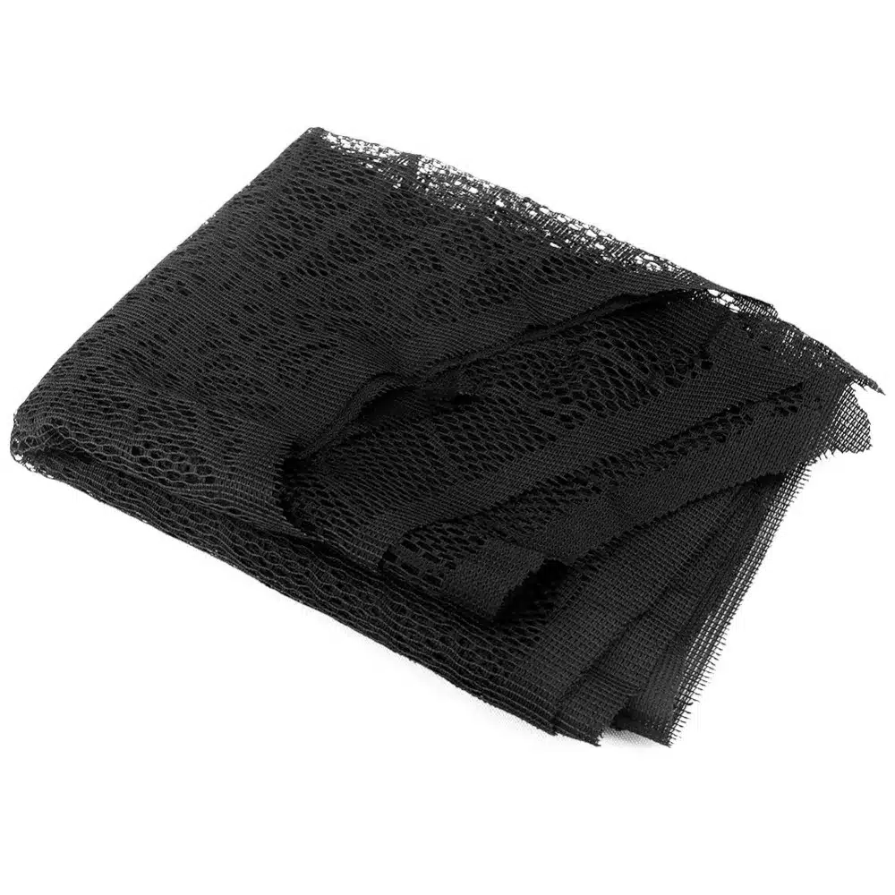 Ourwarm Halloween Party Supplies Fireplace Mantle Scarf Cover 243cm Black Lace Spiderweb Table Cloth for Halloween Decoration 6