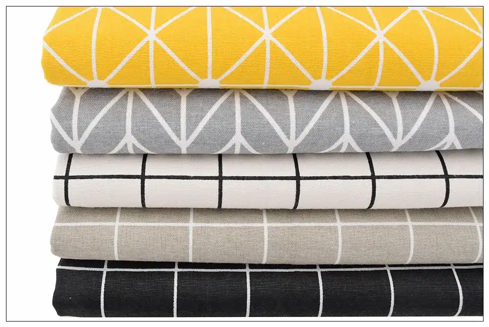 Printed Cotton Linen Fabric For Patchwork Quilting Sewing DIY Sofa Table Cloth Furniture Cover Tissue Curtain Bag Cushion Fabric 1