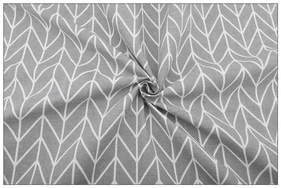 Printed Cotton Linen Fabric For Patchwork Quilting Sewing DIY Sofa Table Cloth Furniture Cover Tissue Curtain Bag Cushion Fabric 10