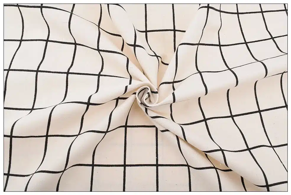 Printed Cotton Linen Fabric For Patchwork Quilting Sewing DIY Sofa Table Cloth Furniture Cover Tissue Curtain Bag Cushion Fabric 15