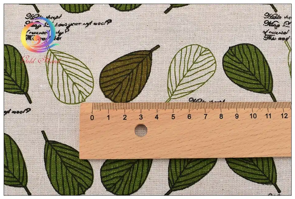 Printed Cotton Linen Fabric DIY Sofa For Patchwork Quilting Sewing Table Cloth Furniture Cover Tissue Curtain Bag Cushion Fabric 23