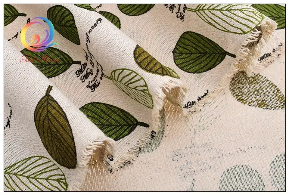 Printed Cotton Linen Fabric DIY Sofa For Patchwork Quilting Sewing Table Cloth Furniture Cover Tissue Curtain Bag Cushion Fabric 25