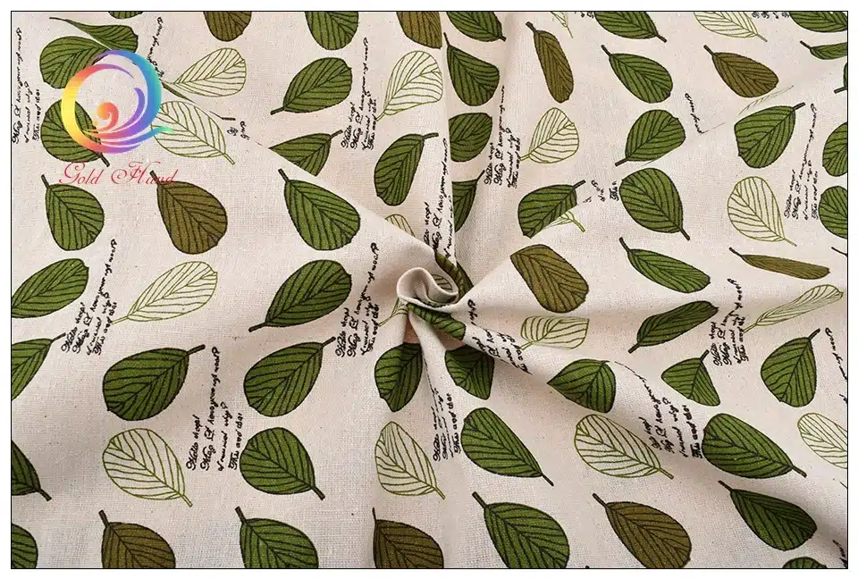 Printed Cotton Linen Fabric DIY Sofa For Patchwork Quilting Sewing Table Cloth Furniture Cover Tissue Curtain Bag Cushion Fabric 26