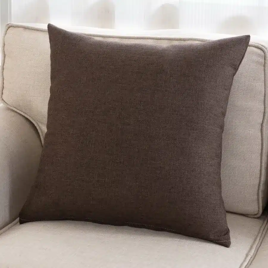 Cotton Pillow case D25TX71 Cushion Cover in red black white for pet kids bedding and sofa in hidden zipper 45cm 18inch 19