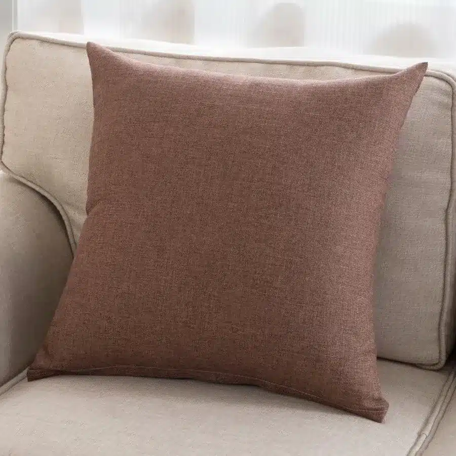 Cotton Pillow case D25TX71 Cushion Cover in red black white for pet kids bedding and sofa in hidden zipper 45cm 18inch 20