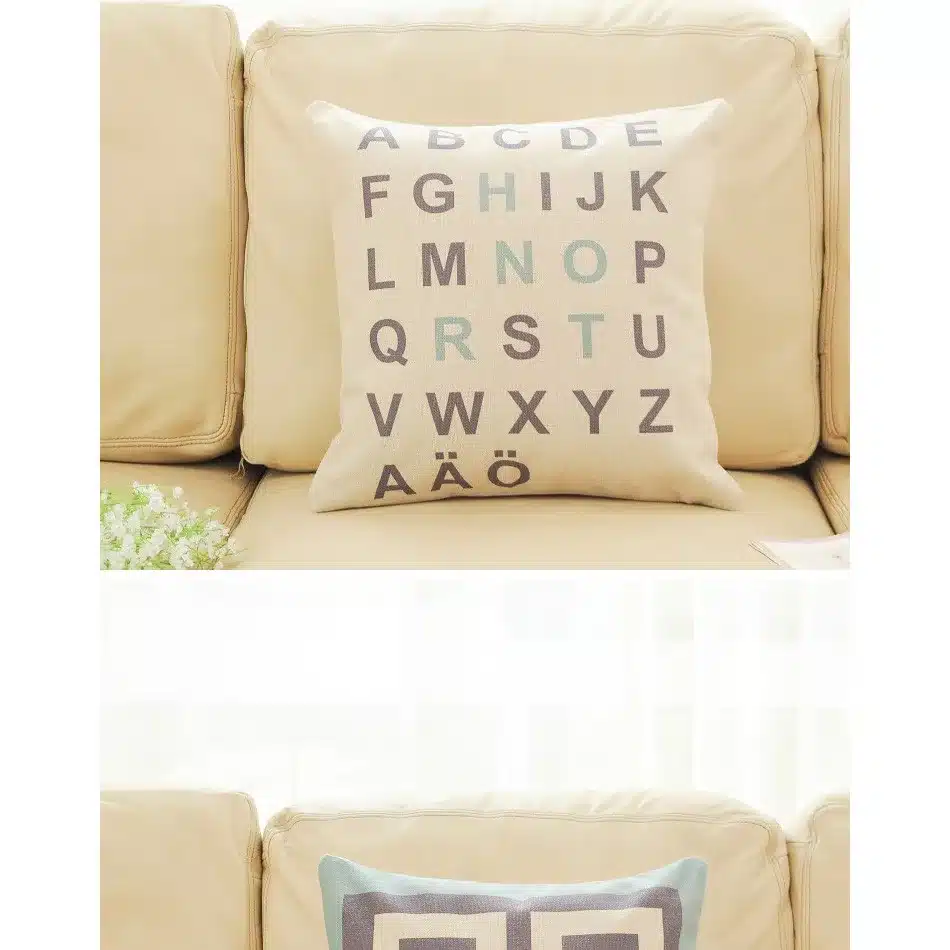 Top Finel 2016 Geometric Decorative throw Pillow case Linen Cotton Cushion Cover Creative decoration for Sofa Car covers 45X45cm 12