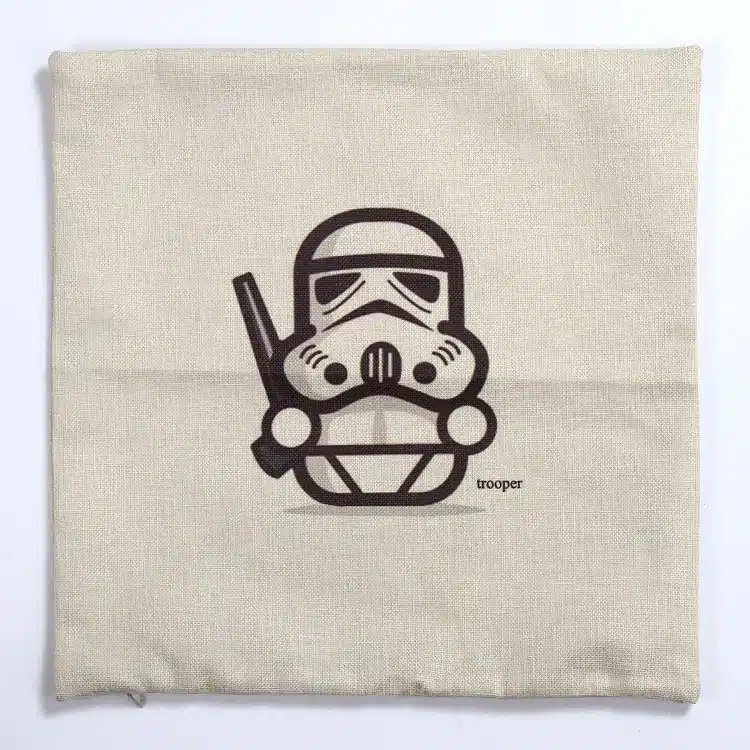 Hot Selling Cartoon Star Wars Series Cotton Linen Throw Pillow Cover Sofa Office Back Cushion Cover Baby Room Decorative SW174 12