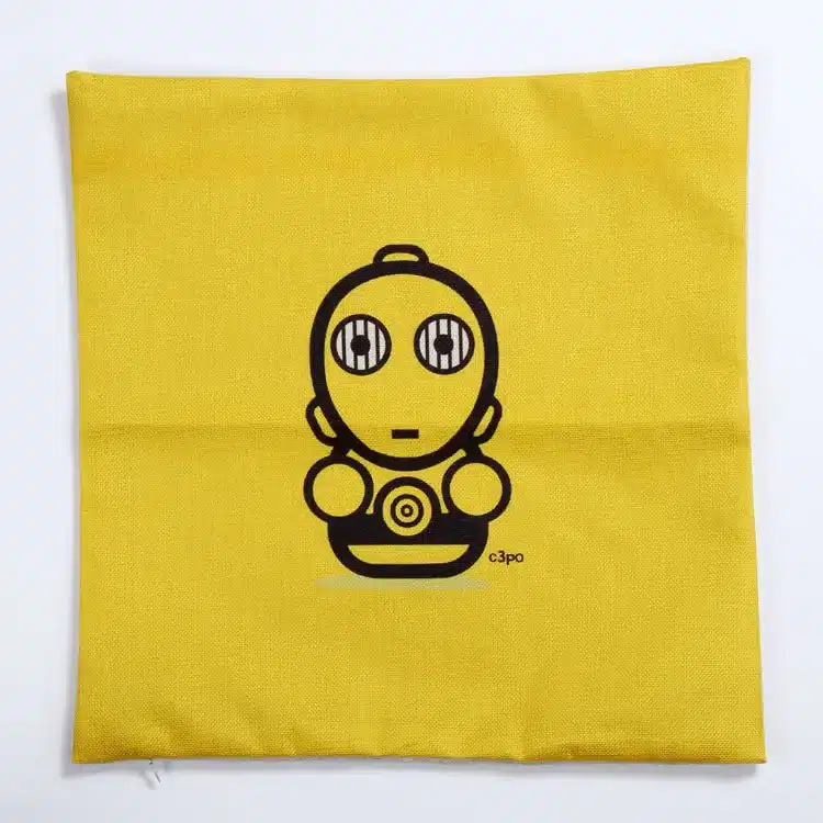 Hot Selling Cartoon Star Wars Series Cotton Linen Throw Pillow Cover Sofa Office Back Cushion Cover Baby Room Decorative SW174 14