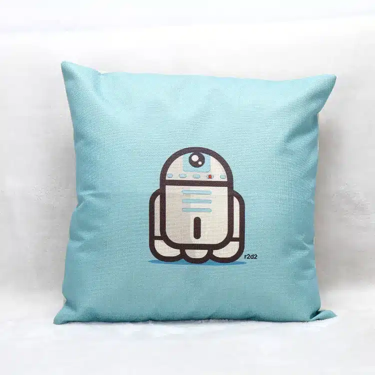 Hot Selling Cartoon Star Wars Series Cotton Linen Throw Pillow Cover Sofa Office Back Cushion Cover Baby Room Decorative SW174 15