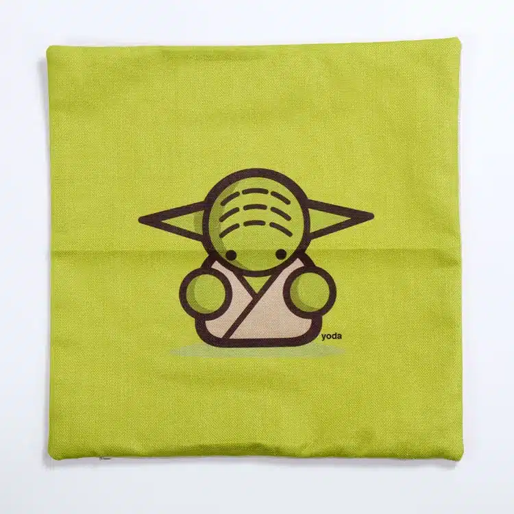 Hot Selling Cartoon Star Wars Series Cotton Linen Throw Pillow Cover Sofa Office Back Cushion Cover Baby Room Decorative SW174 18