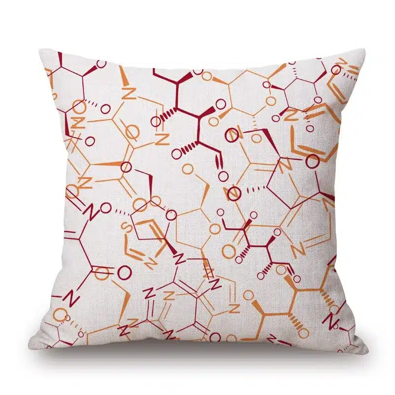 18'' Square Math Formula Cushion covers Science Chemistry Throw Pillow Covers Decorative Pillow Cases Customized Drop Shipping 15
