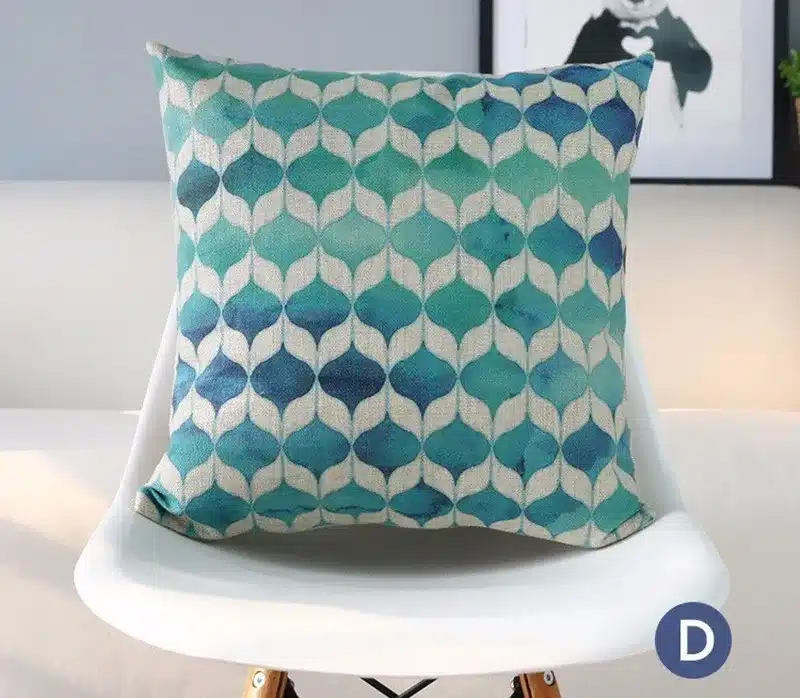 Free Shipping fashion ethnic geometric throw pillow almofadas case modern decorative cotton linen cushion cover 50*30cm 13