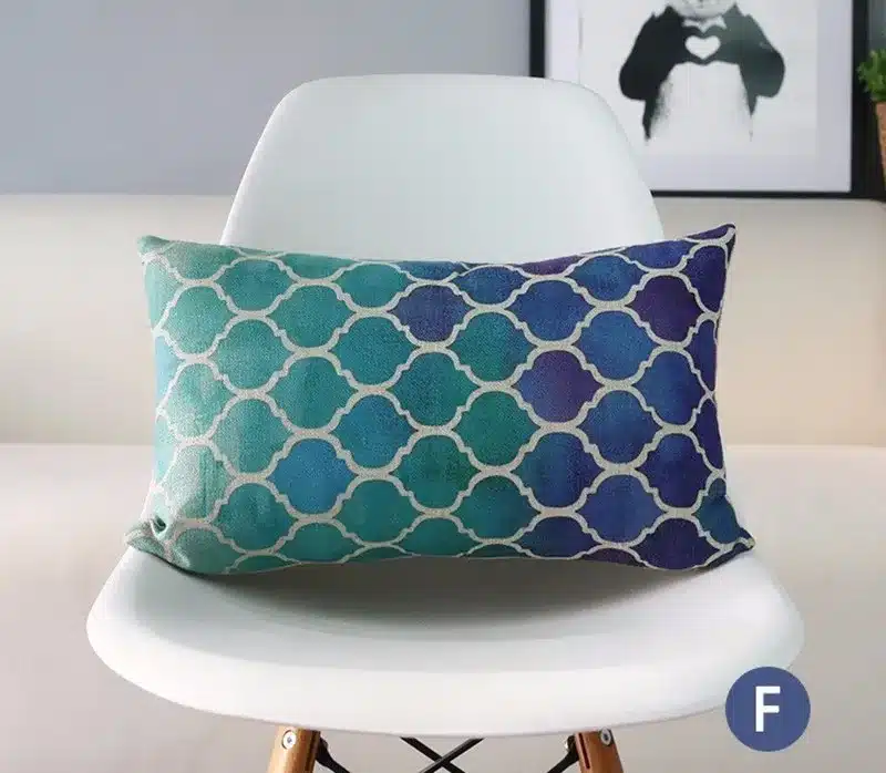 Free Shipping fashion ethnic geometric throw pillow almofadas case modern decorative cotton linen cushion cover 50*30cm 15