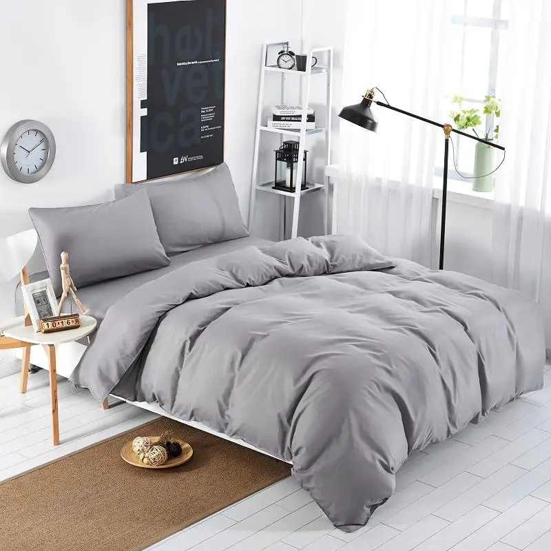 New style solid colors and zebra pattern design,3pcs/4 pcs bedding sets bed sheet bedspread duvet cover/flat sheet/ pillowcases 13