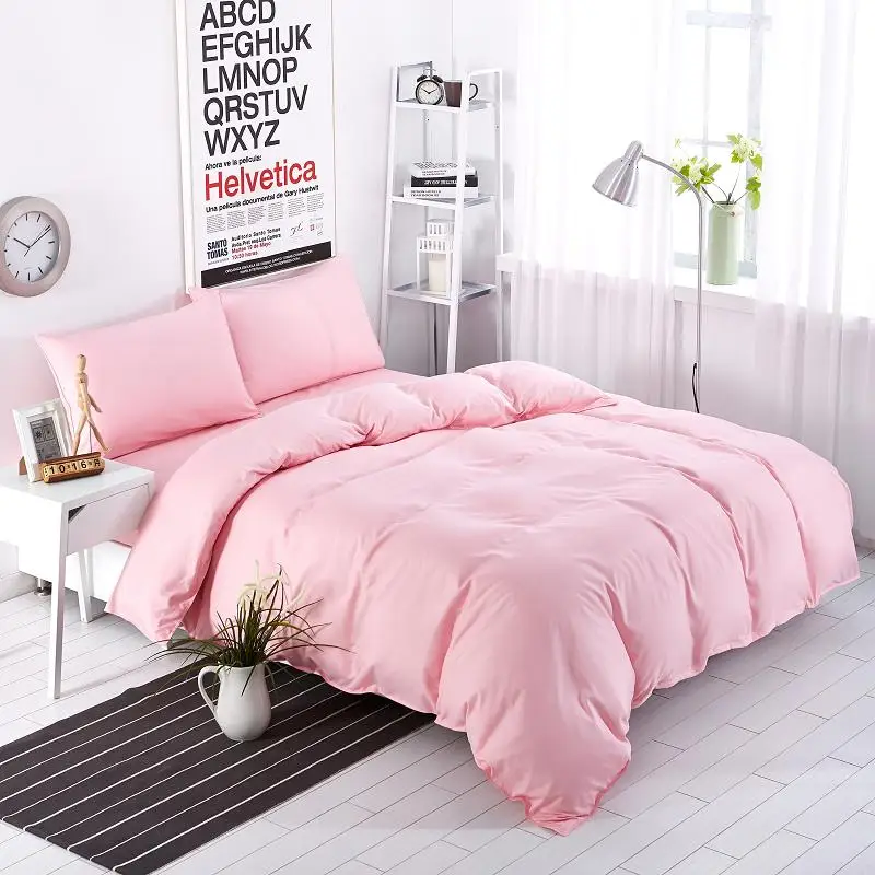 New style solid colors and zebra pattern design,3pcs/4 pcs bedding sets bed sheet bedspread duvet cover/flat sheet/ pillowcases 14