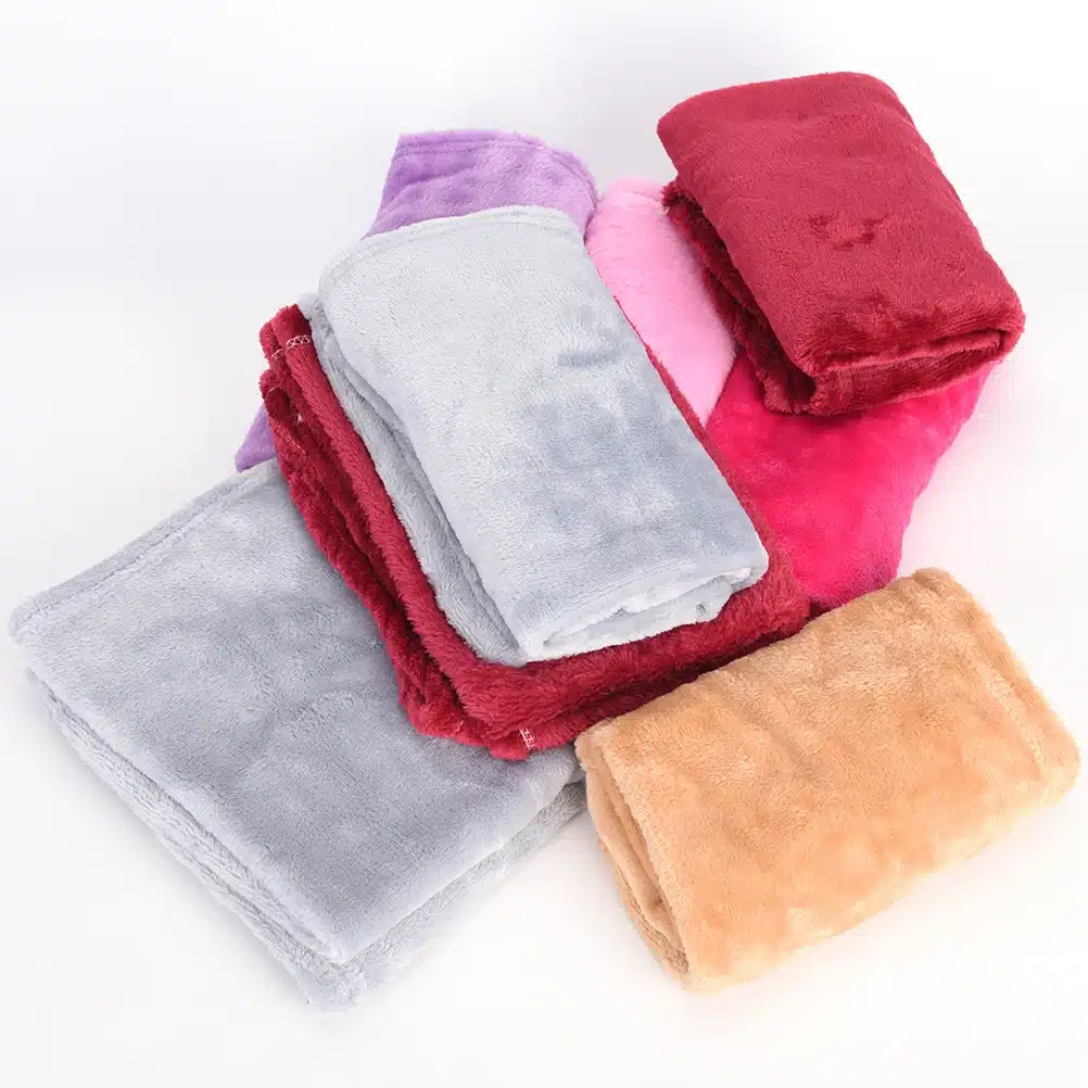 50cm x70cm Home textile fleece blanket summer solid color warm soft blankets throw on sofa/bed/ travel plaids bedspreads sheets 9