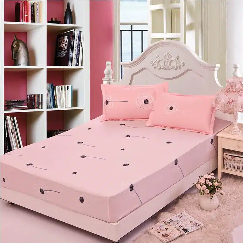 Home textile bed sheet sheet flower mattress cover printing bed sheet elastic rubber bedclothes 180*200cm summer bedspread band 18