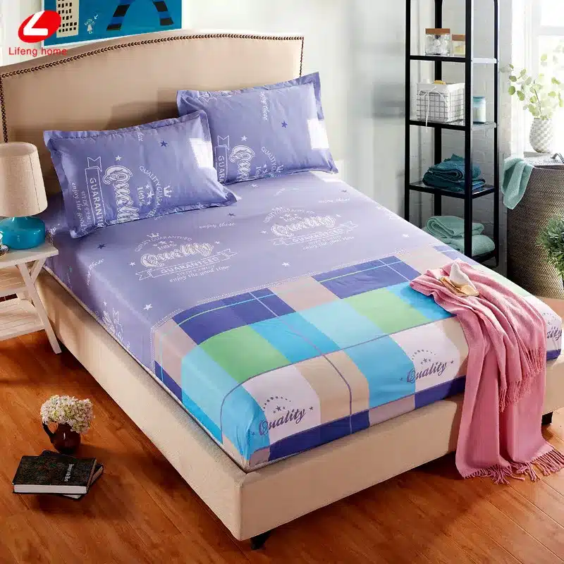 Home textile bed sheet sheet flower mattress cover printing bed sheet elastic rubber bedclothes 180*200cm summer bedspread band 23