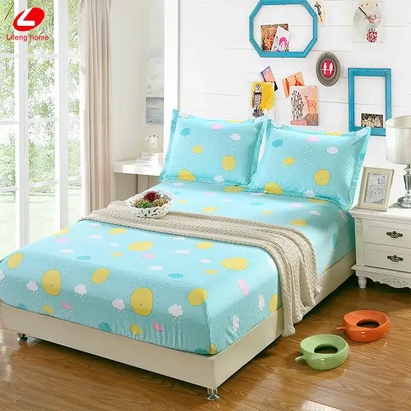 Home textile bed sheet sheet flower mattress cover printing bed sheet elastic rubber bedclothes 180*200cm summer bedspread band 31