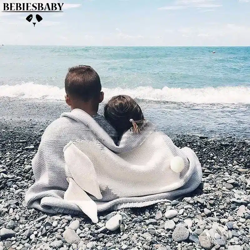 Baby Blanket Pink White Cute Rabbit Gray For Bed Sofa Wool blanket Cobertores Mantas BedSpread Bath Towels Play Mat Gift 73*105 33