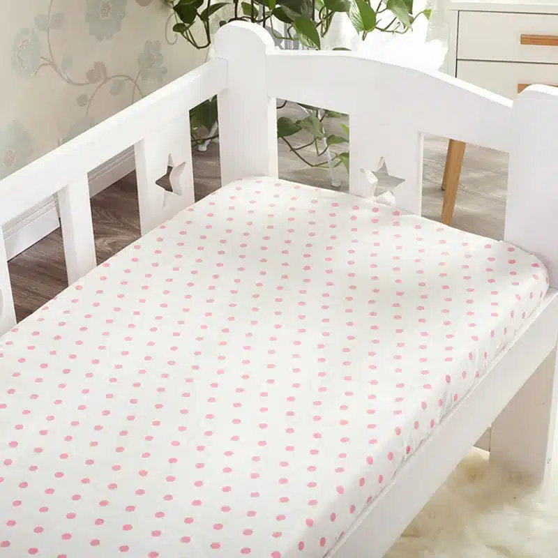Baby Cotton bedding Fitted Sheet Bed Cover Bedding Cartoon Crib Mattress Protector Bedspread baby bed sheet for crib 130*70 CM 9