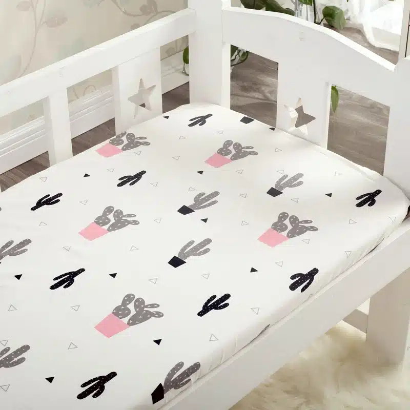 Baby Cotton bedding Fitted Sheet Bed Cover Bedding Cartoon Crib Mattress Protector Bedspread baby bed sheet for crib 130*70 CM 10