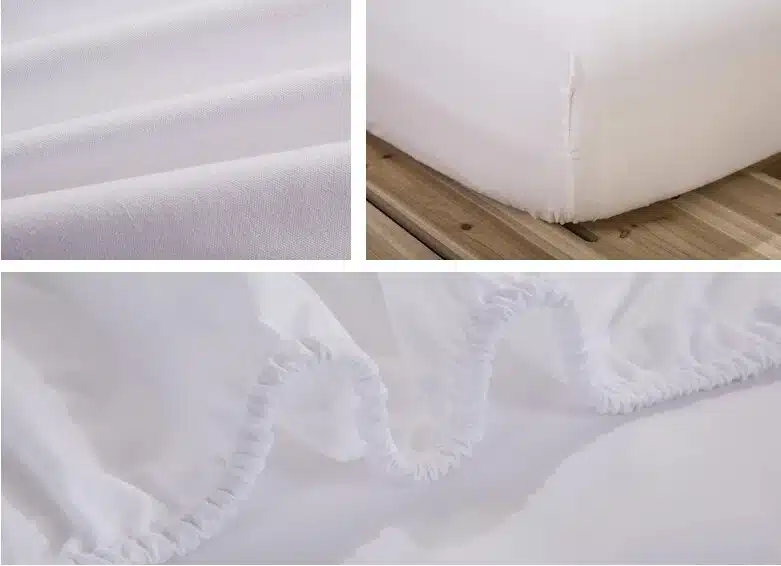 Wholesale solid color sheets fitted bed sheet elastic mattress cover bed linen bedspread polyester cotton single twin full queen 22
