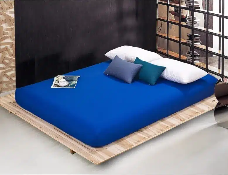 Wholesale solid color sheets fitted bed sheet elastic mattress cover bed linen bedspread polyester cotton single twin full queen 23