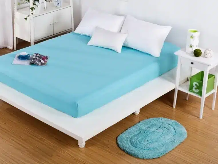Wholesale solid color sheets fitted bed sheet elastic mattress cover bed linen bedspread polyester cotton single twin full queen 38