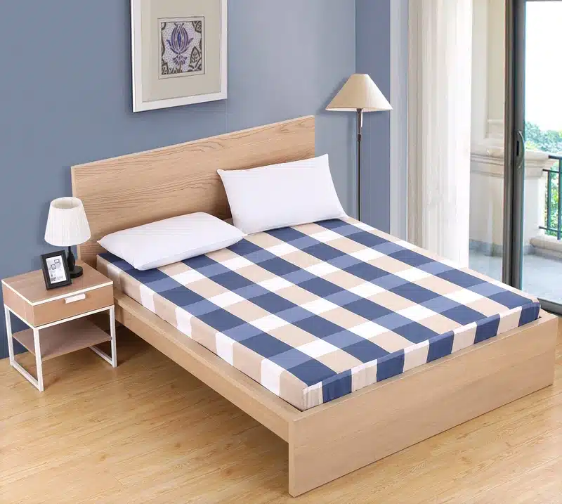 1pc 100%Polyester Fitted Sheet Mattress Cover Printing Bedding Linens Bed Sheets With Elastic Band Double Queen Size 160cm*200cm 4