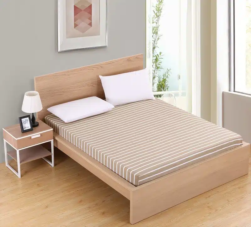1pc 100%Polyester Fitted Sheet Mattress Cover Printing Bedding Linens Bed Sheets With Elastic Band Double Queen Size 160cm*200cm 7