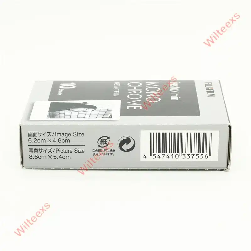 Original Fujifilm Fuji Instax Mini 8 Monochrome Film 10 Sheets For 8 50s 7s 90 25 Share SP-1 Instant Cameras New arrive 5