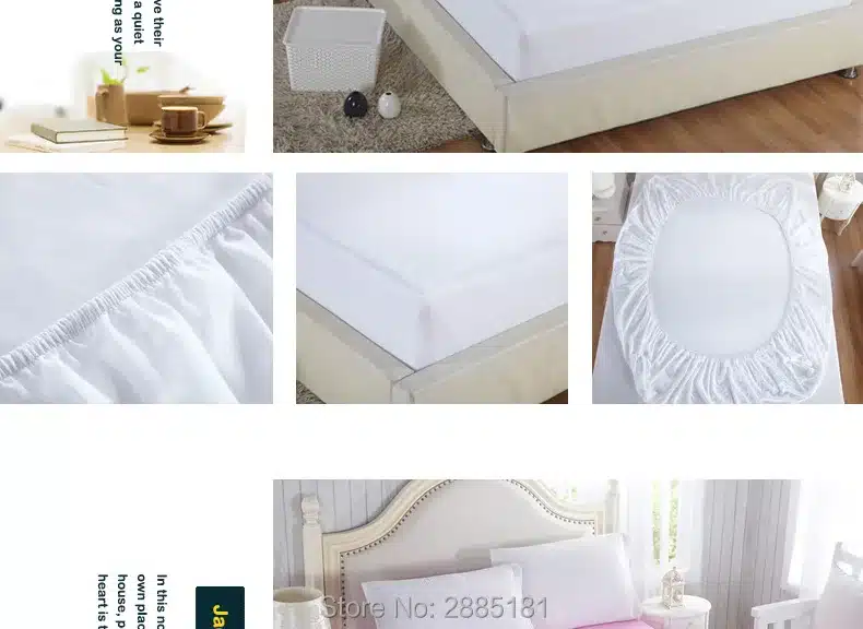 100% Cotton Solid Fitted Sheet With Elastic Band Bed Sheets Adult Mattress Cover Size 120x200/150x200/180x200/180x220/200x200cm 20