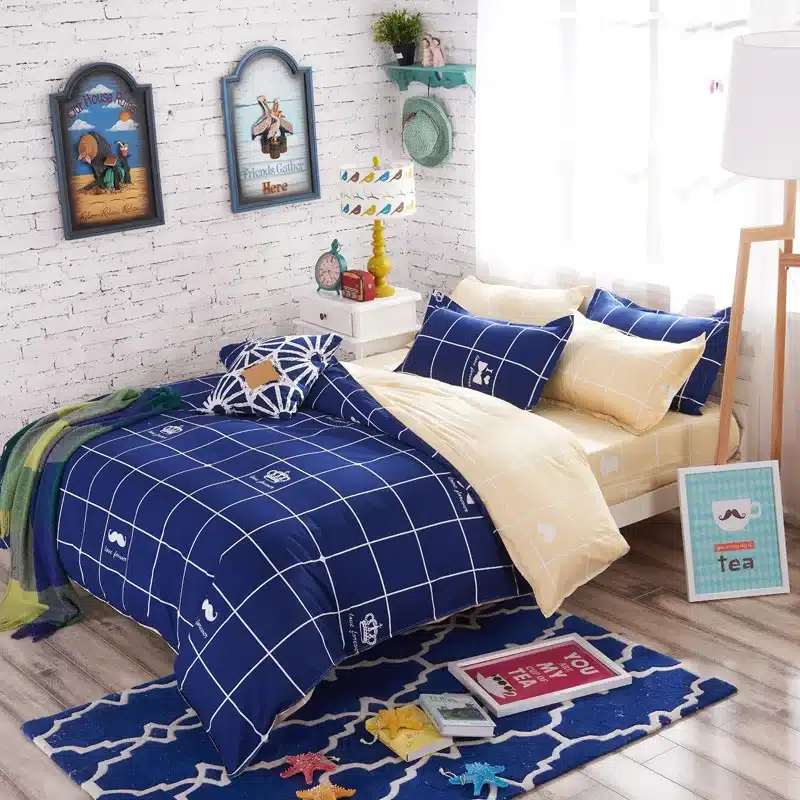2016 High Quality Cotton Bedding Sets for Kids Bed Linen with Duvet Cover/Bed Sheets/2 Pillowcases King Full/king/Queen Size 11