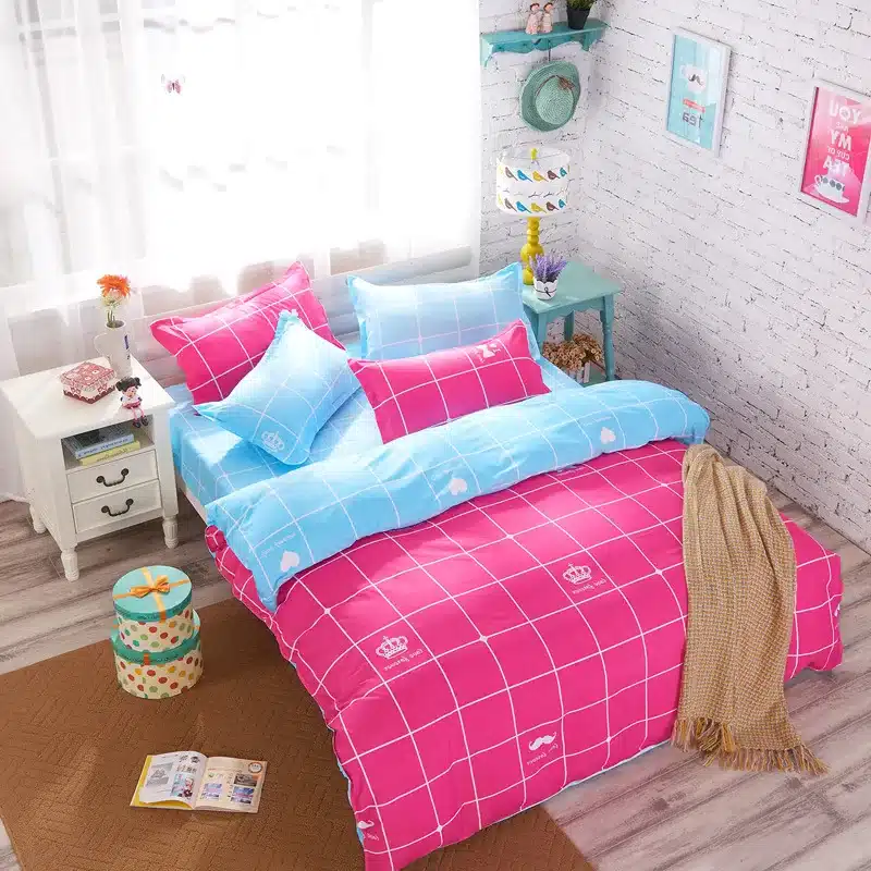 2016 High Quality Cotton Bedding Sets for Kids Bed Linen with Duvet Cover/Bed Sheets/2 Pillowcases King Full/king/Queen Size 14