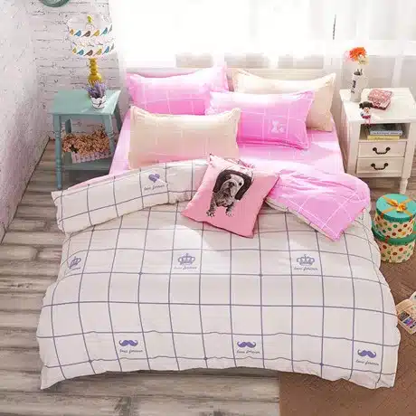 2016 High Quality Cotton Bedding Sets for Kids Bed Linen with Duvet Cover/Bed Sheets/2 Pillowcases King Full/king/Queen Size 22