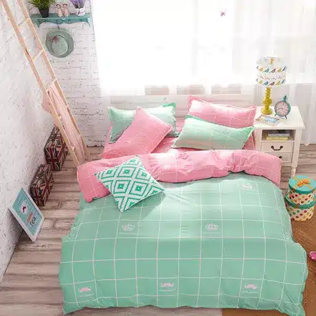 2016 High Quality Cotton Bedding Sets for Kids Bed Linen with Duvet Cover/Bed Sheets/2 Pillowcases King Full/king/Queen Size 23