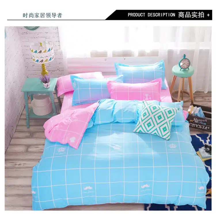 2016 High Quality Cotton Bedding Sets for Kids Bed Linen with Duvet Cover/Bed Sheets/2 Pillowcases King Full/king/Queen Size 34