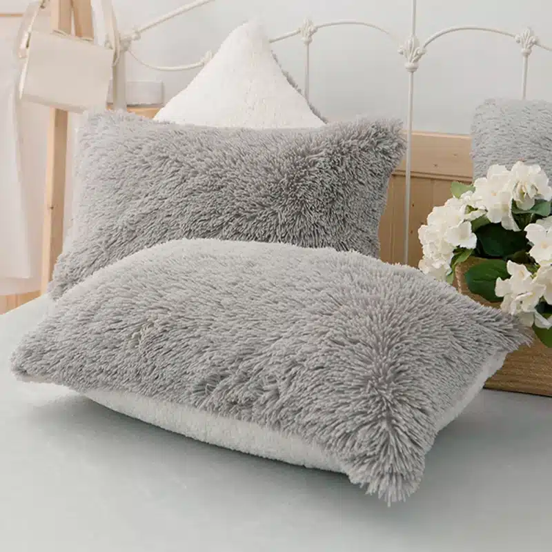 White Blue Princess Girls Bedding set Thick Fleece Warm Winter Bed set King Queen Twin size Duvet cover Pillow Cover Bed skirt 47