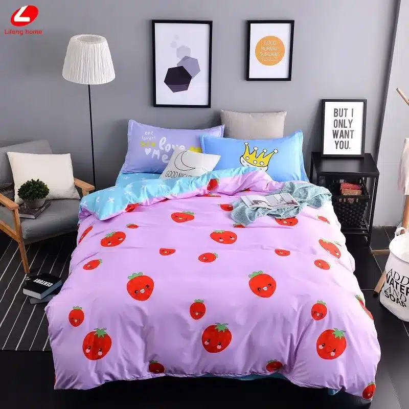Autumn bed 2017 New duvet cover set dinosaur bedding set duvet cover AB side bed set printing flat sheet super king bedclothes 13