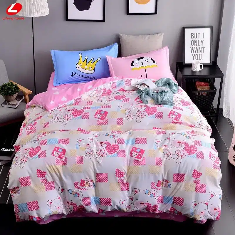 Autumn bed 2017 New duvet cover set dinosaur bedding set duvet cover AB side bed set printing flat sheet super king bedclothes 14