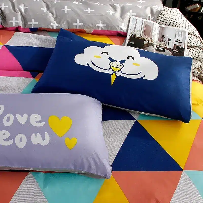 Autumn bed 2017 New duvet cover set dinosaur bedding set duvet cover AB side bed set printing flat sheet super king bedclothes 20