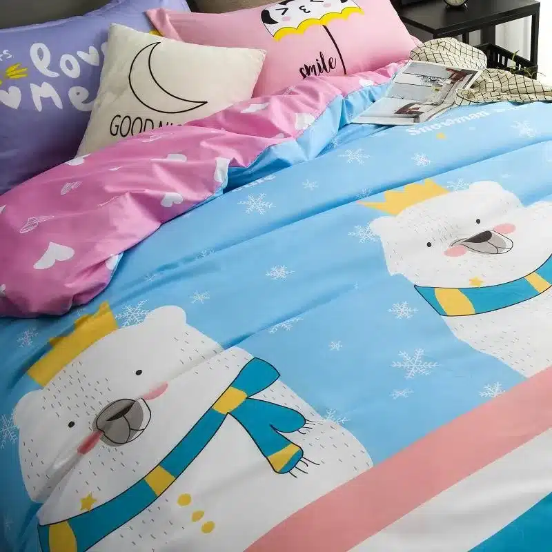 Autumn bed 2017 New duvet cover set dinosaur bedding set duvet cover AB side bed set printing flat sheet super king bedclothes 47