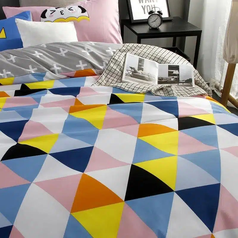 Autumn bed 2017 New duvet cover set dinosaur bedding set duvet cover AB side bed set printing flat sheet super king bedclothes 54