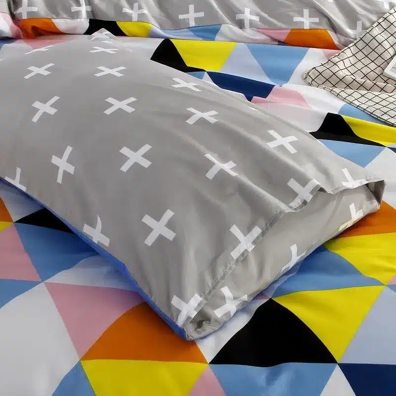 Autumn bed 2017 New duvet cover set dinosaur bedding set duvet cover AB side bed set printing flat sheet super king bedclothes 56