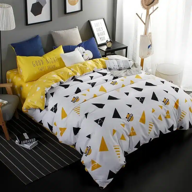 Autumn bed 2017 New duvet cover set dinosaur bedding set duvet cover AB side bed set printing flat sheet super king bedclothes 67