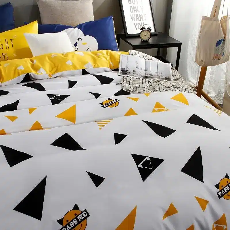 Autumn bed 2017 New duvet cover set dinosaur bedding set duvet cover AB side bed set printing flat sheet super king bedclothes 69